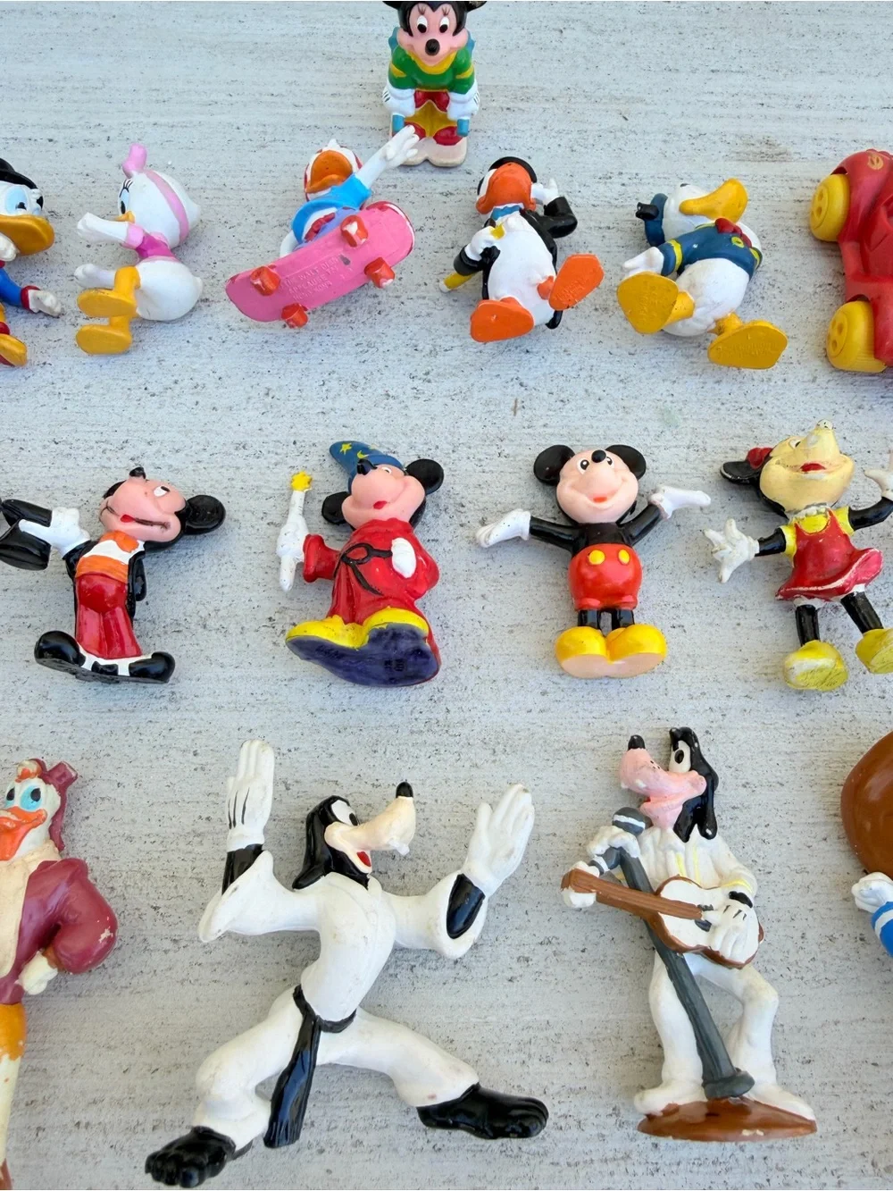 Vintage Disney Mini Character Figure Collection